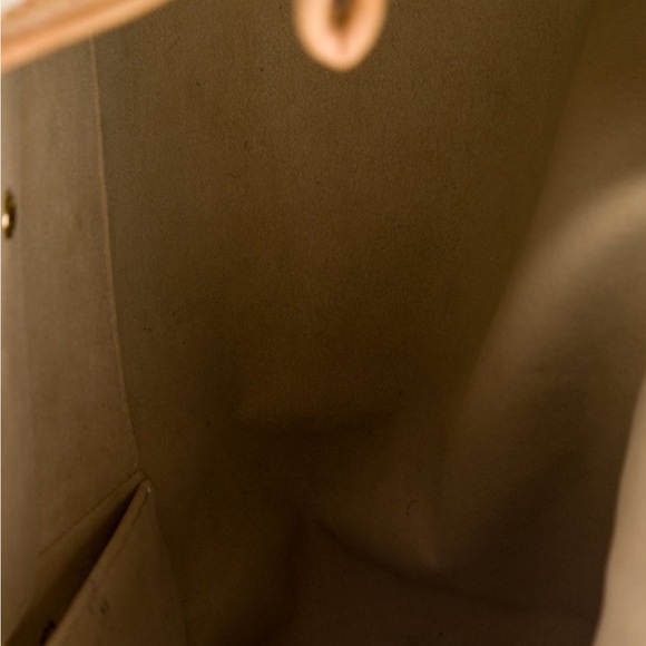 Louis Vuitton Galliera PM Damier Azur Hobo Shoulder Bag Leather Trim Authentic - Picture 7 of 7